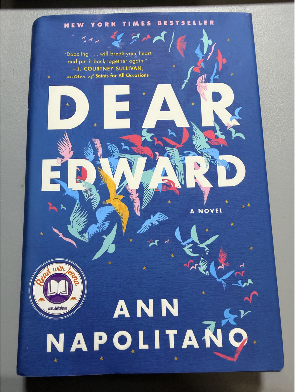Dear Edward Ann Napolitano 2020 1st Edition Hardcover DJ Read with Jenna Novel